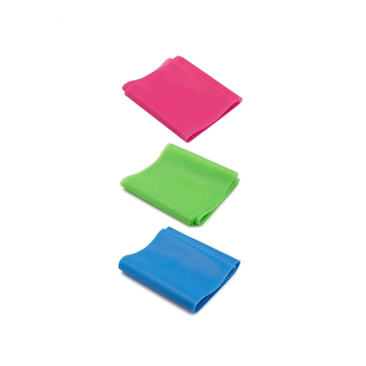 Set of 3 Resistance Bands for Physical Therapy and Exercise