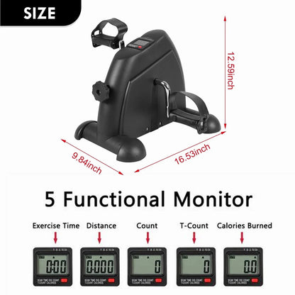 Desk Bike Pedal Exerciser, Mini Exercise Bike