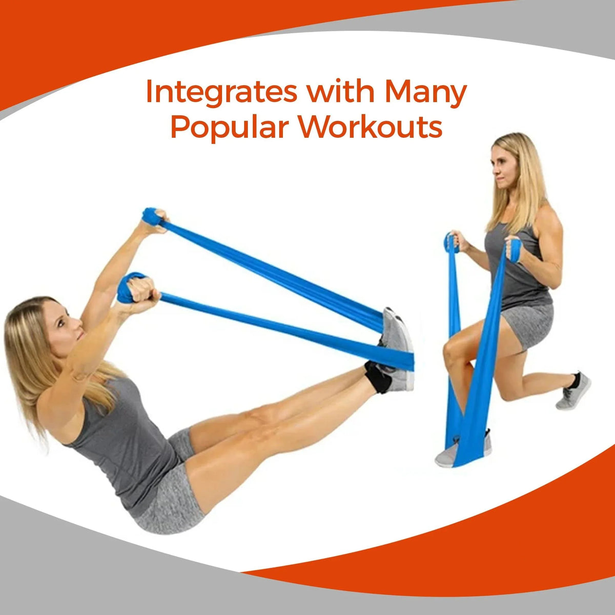 Set of 3 Resistance Bands for Physical Therapy and Exercise